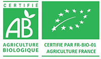 Agriculture biologique AB - Certifié par FR-BIO-01 Agriculture France